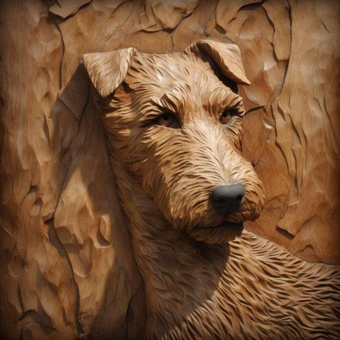 Nature and animals (Foxterrier dog 3, NATURE_6311) 3D models for cnc